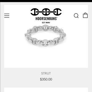 Hoorsenbuhs strut ring, size 8